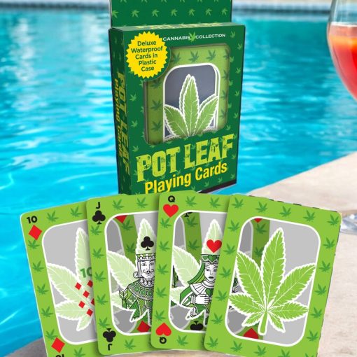 Pot Leaf Waterproof Adult Playing Cards - Image 2
