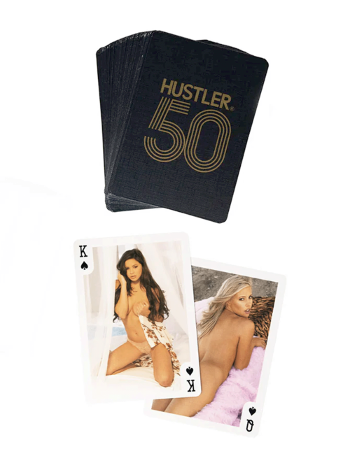 Hustler 50 YEARS Full Nude Playing Cards